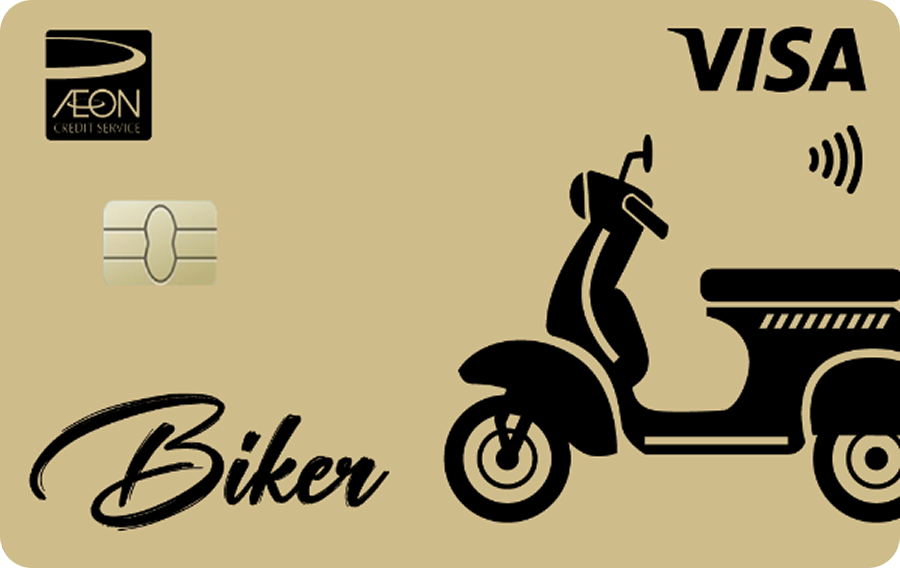 AEON Biker Gold Visa Card